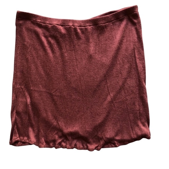 Savannah Morrow AYRA Skirt Bamboo Tulip Hem Paprika Small - Picture 5 of 13